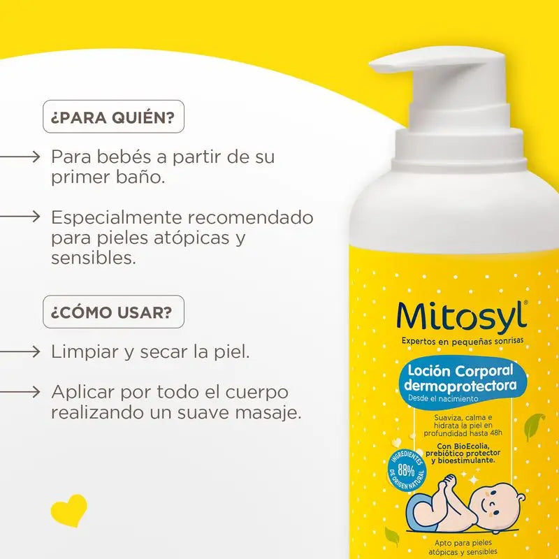 Mitosyl Baby Lotion corporelle dermo-protectrice, 400 ml