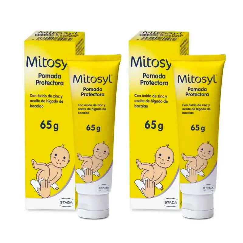 Pommade protectrice Mitosyl, paquet de 2 x 65 gr