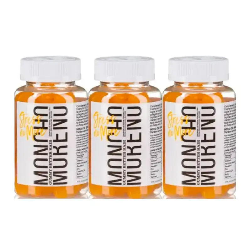 Moncho Moreno Gummy Stress No More, Pack 3 x 60 units
