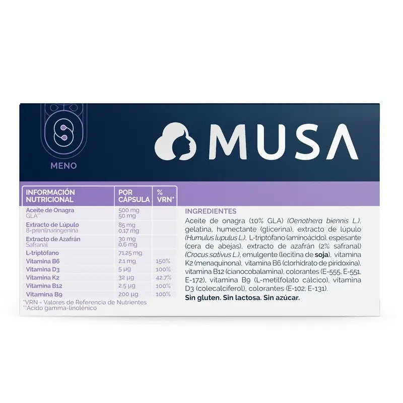 Musa Duplo Complément Alimentaire Ménopause , 2 x 30 gélules