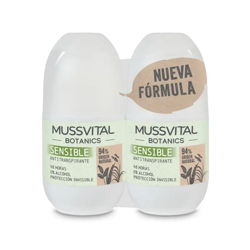 Mussvital Botanics Sensitive Moisture, 2 x 75 ml
