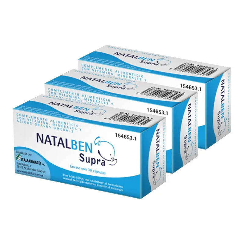 Natalben Supra Nutraceutical , 3x30 Capsules