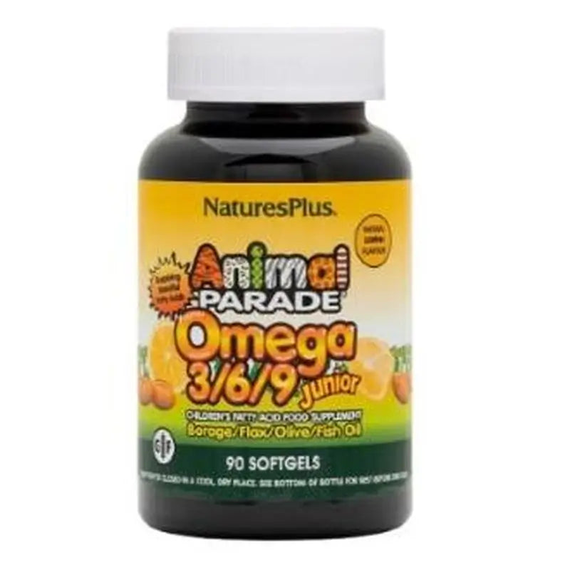 Natures Plus Animal Parade Omega 3-6-9 Junior 90Pearls