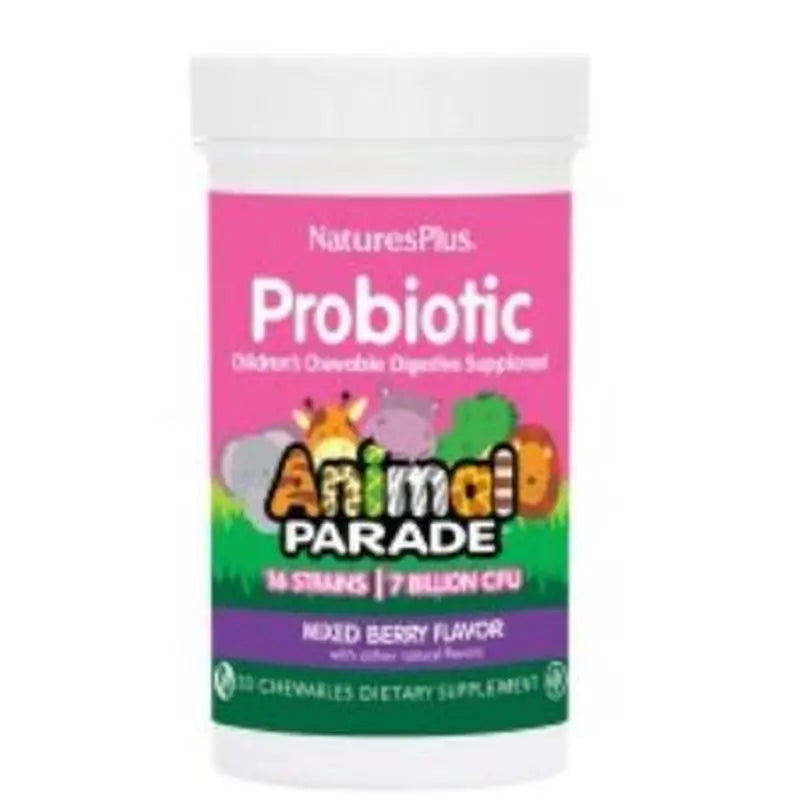 Natures Plus Animal Parade Probiotic 30Comp Chewable.