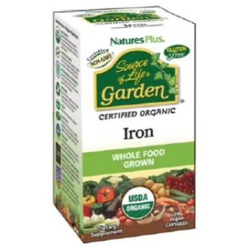 Natures Plus Garden Source Of Life Iron Iron Iron 30Cap.