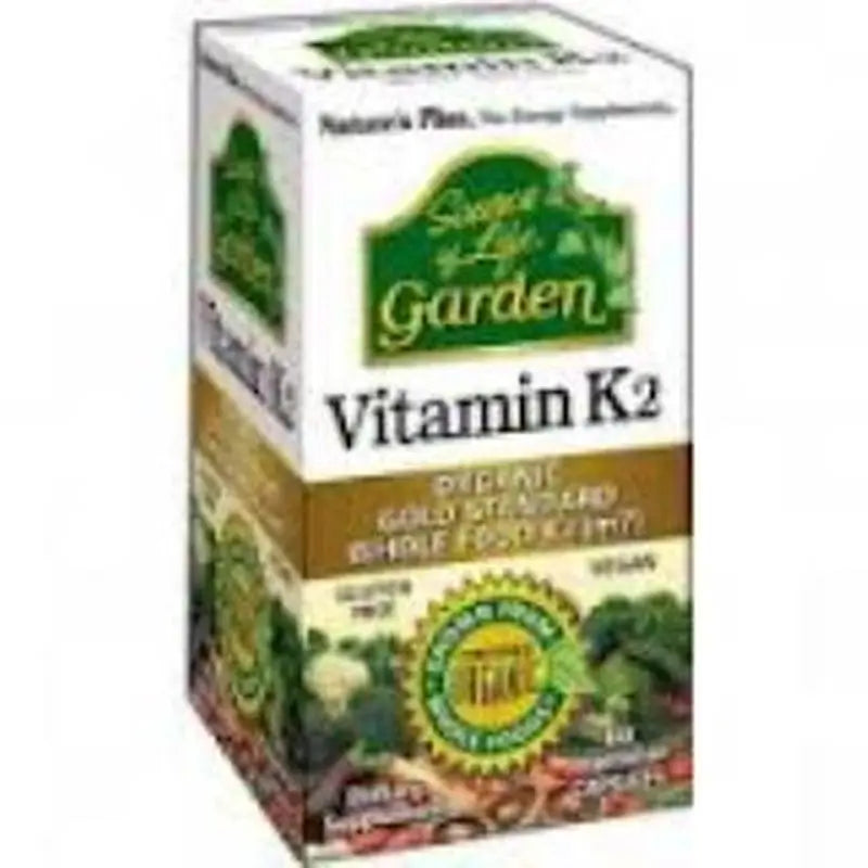 Natures Plus Garden Source Of Life Vitamin K2 60Cap.
