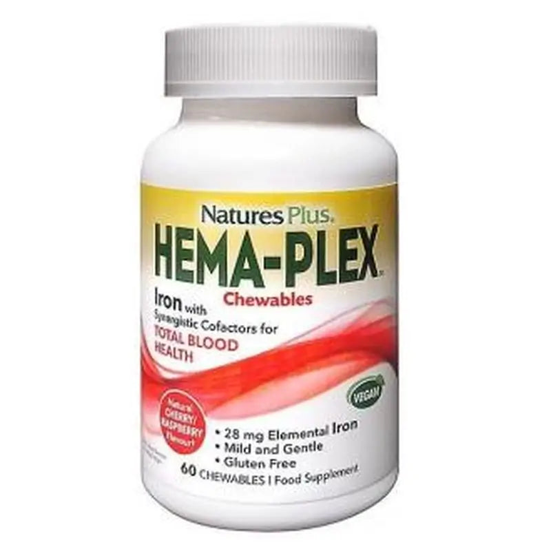 Natures Plus Hema-Plex Chewable 60Comp.