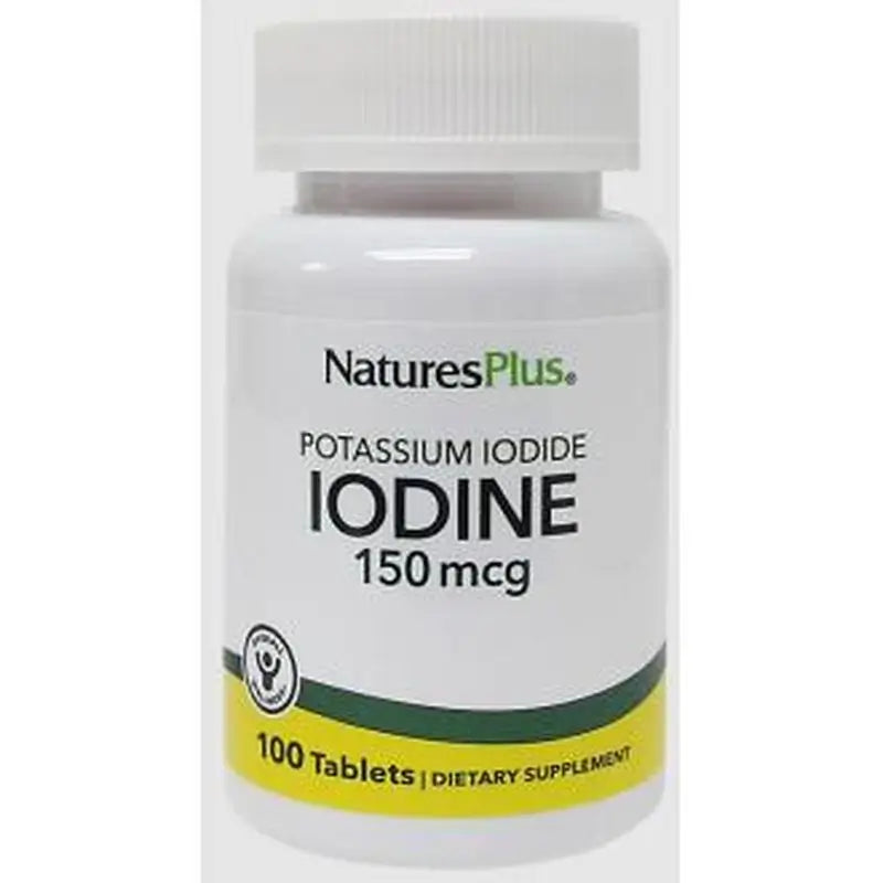 Natures Plus Iodine Potassium Iodide 100Comp.