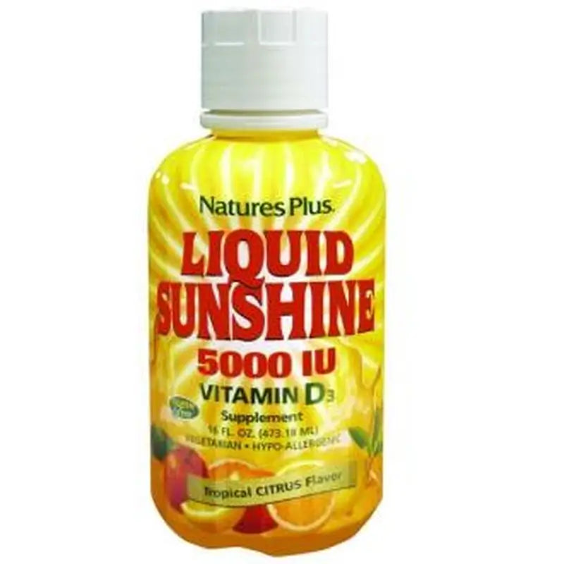 Natures Plus Vitamin D3 Liquid Sunshine 473Ml.