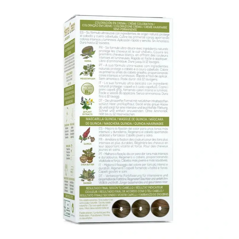 Naturtint Henna Cream Semi-Permanent Natural Hair Colouring Ammonia Free 7.0 Hazelnut Blonde