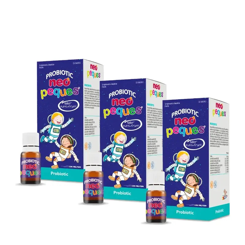 Neo Peques Probiotic, 8 flacons, lot de 3