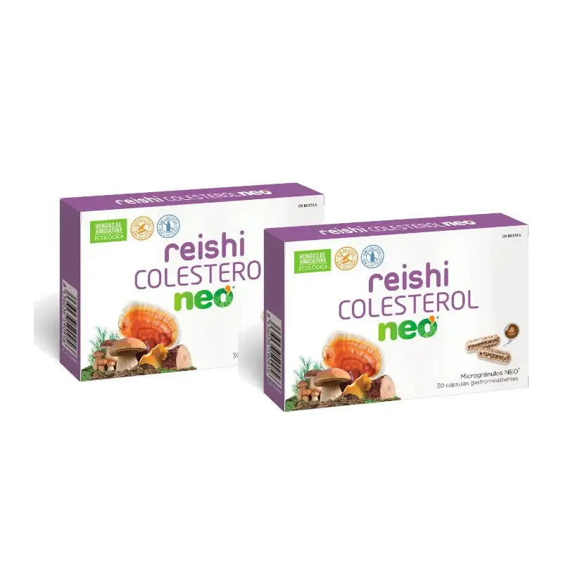 Neo Reishi Cholestérol, 30 gélules, lot de 2