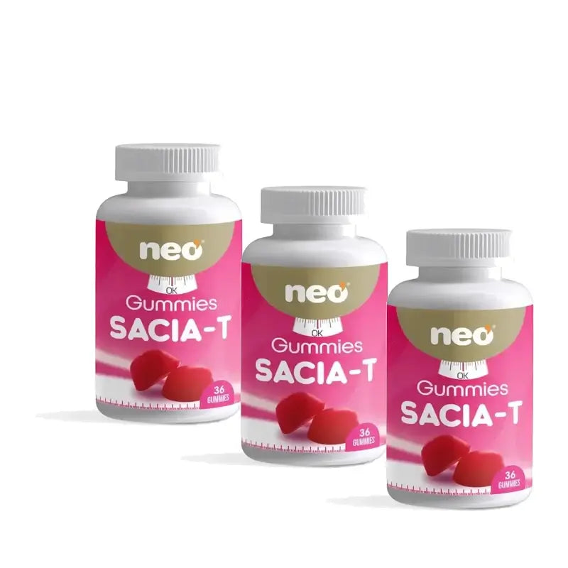 Neo Sacia-T Gummies, 36 bonbons gélifiés, lot de 3
