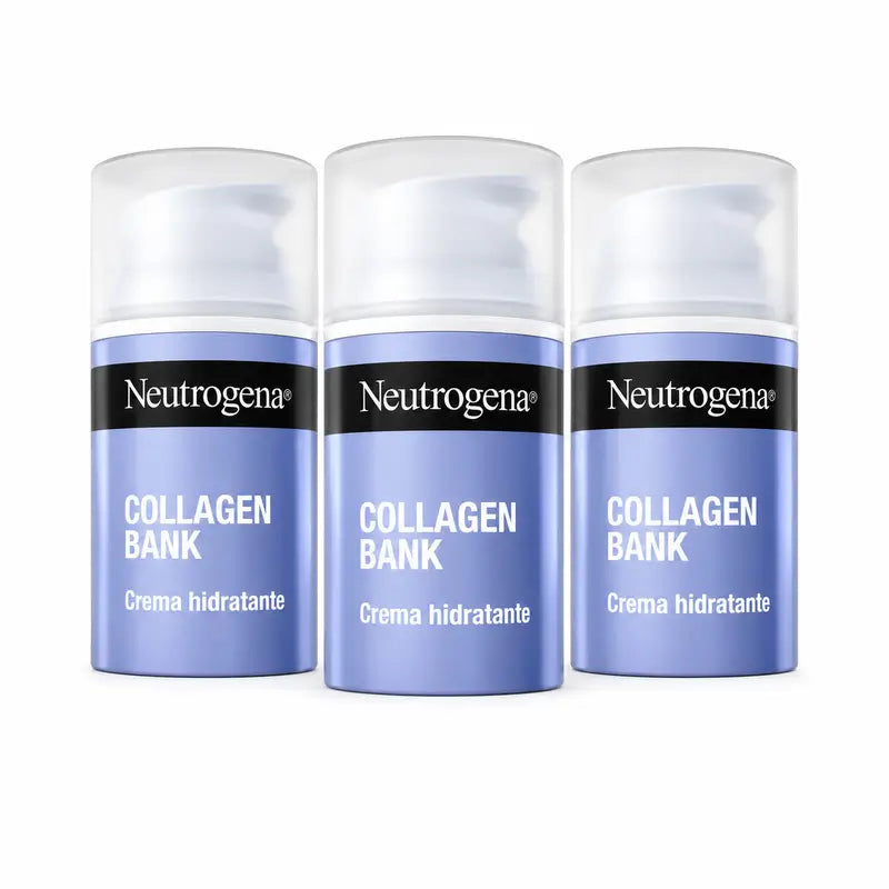Crème hydratante pour le visage Neutrogena Collagen Bank, lot de 3 x 50 ml