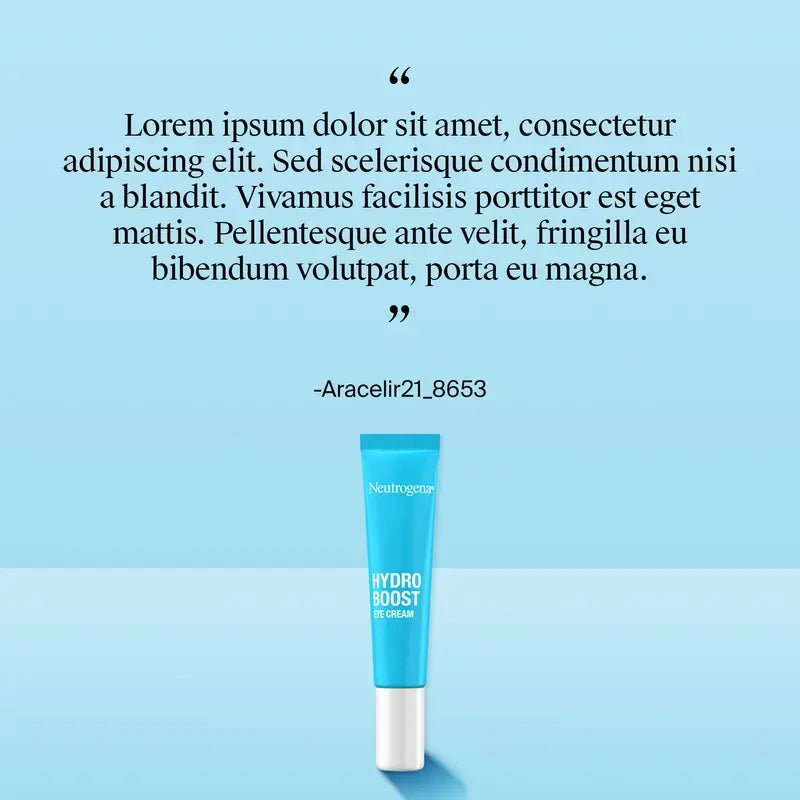 Neutrogena Hydro Boost Eye Cream Anti Dark Circles and Bags, 15 ml