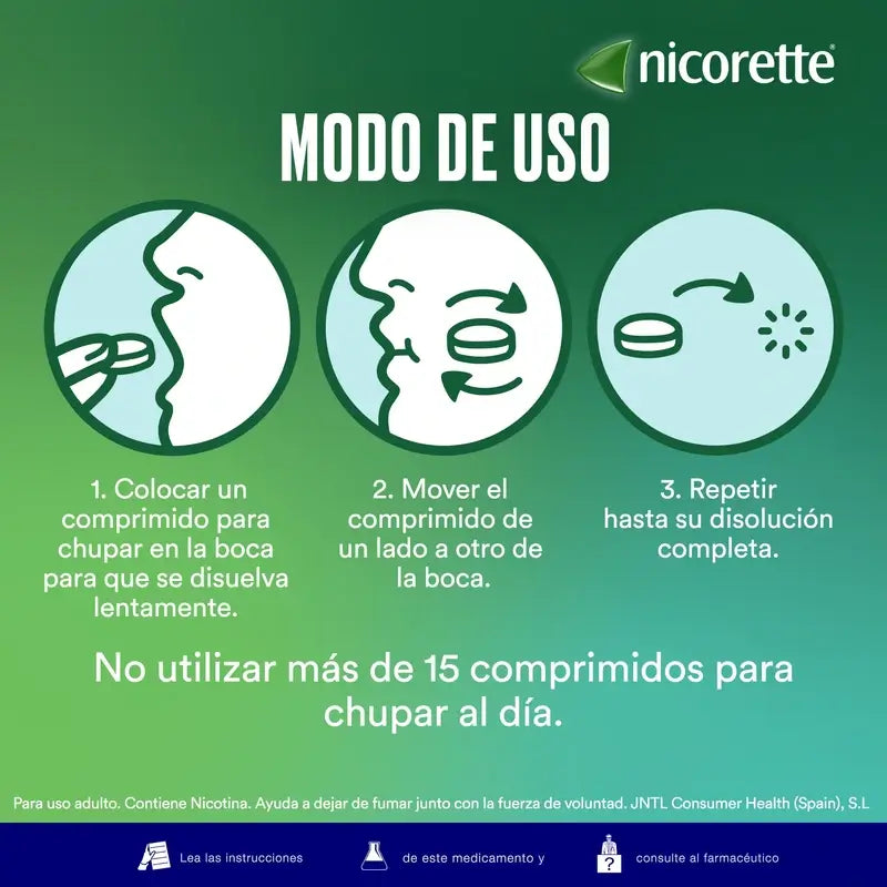 Nicorette® Supermint 2 mg, 40 comprimés