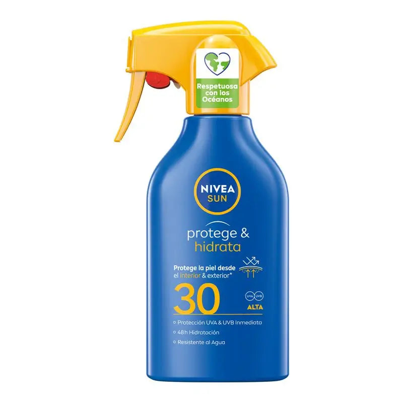 NIVEA Sun Protect & Moisturise Sun Spray SPF30, 270 ml