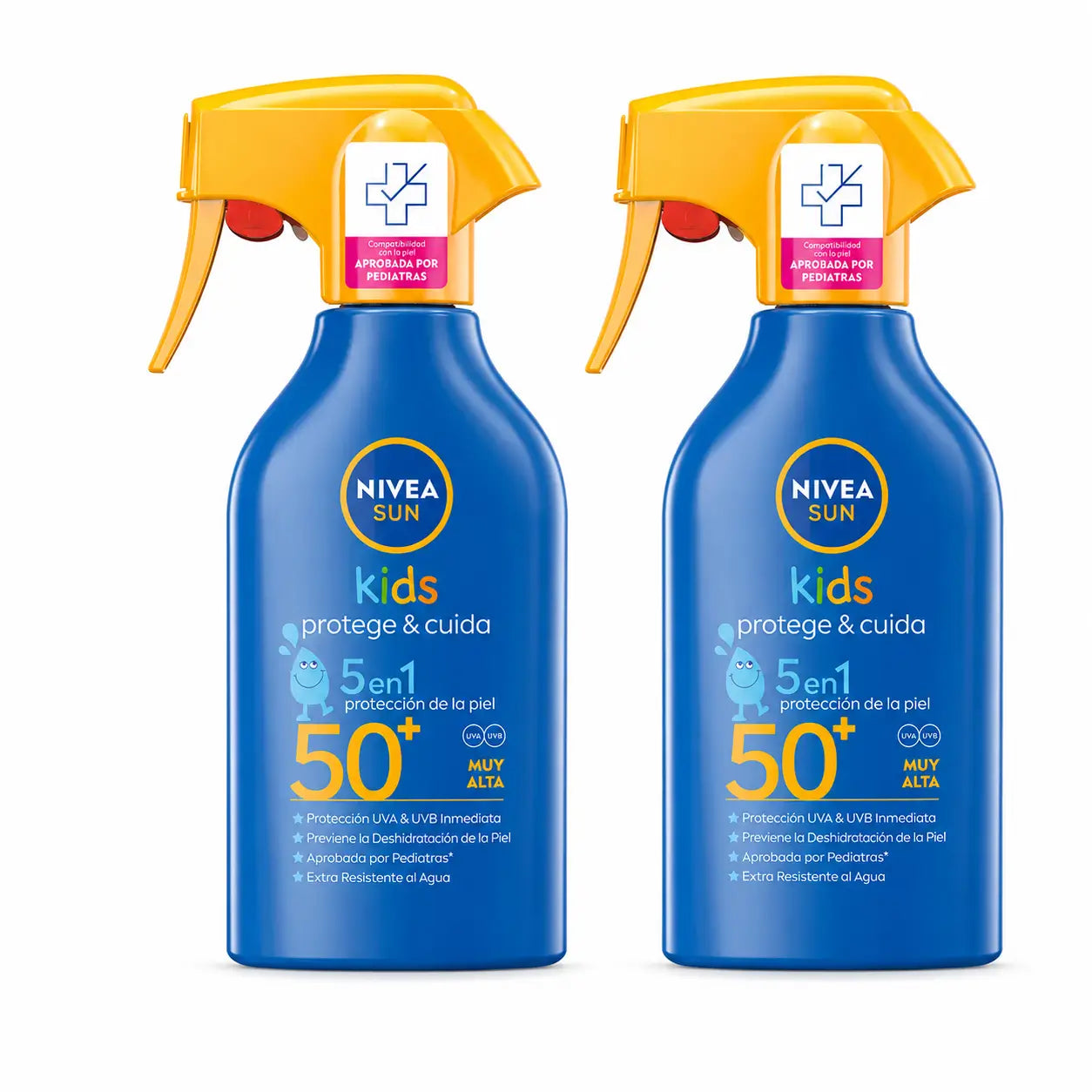 NIVEA Sun SPF50+ Protect & Moisturise Lait solaire hydratant, 400 ml, pack 2