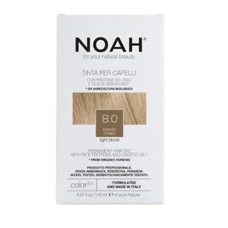Noah Light Blonde Hair Dye 8.0 140Ml.
