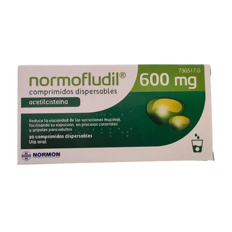 Normofludil 600 mg, 20 Dispersible Tablets