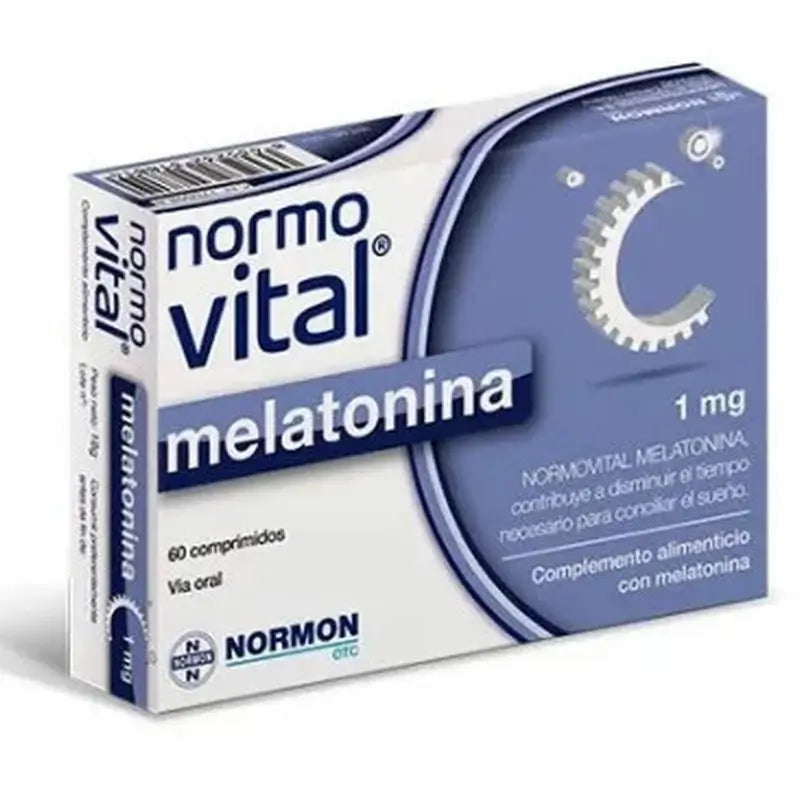 Normovital Melatonin 1 mg, 60 Tablets