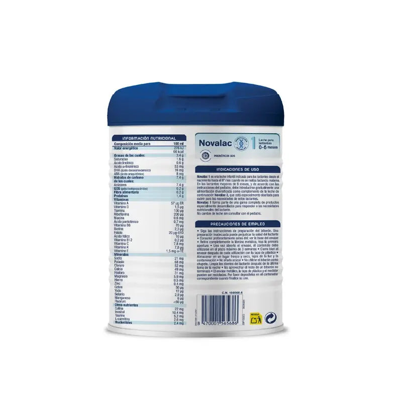 Novalac 1 Lait de démarrage, paquet de 8 x 800 g