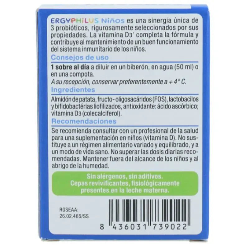 Nutergia Ergyphilus Enfants , 14 sachets