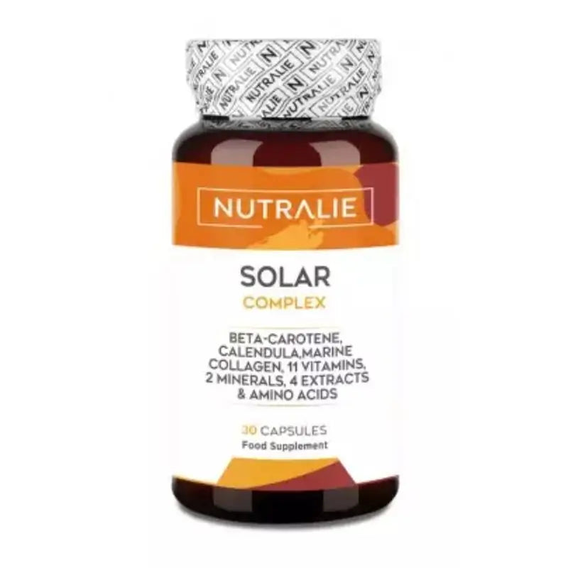 Nutralie Solar Complex avec Collagène Bronzage et Protection 30 Capsules.