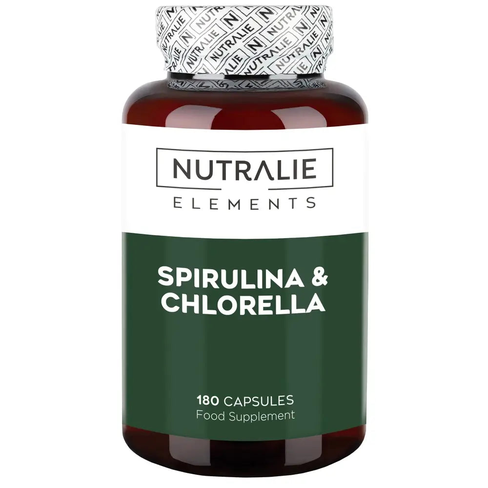 Nutralie Spirulina & Chlorella Energy & Strength 1800Mg , 180 gélules