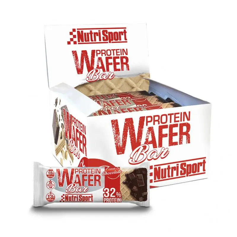 Nutrisport Wafer Bar Box Chocolate , 15 bars