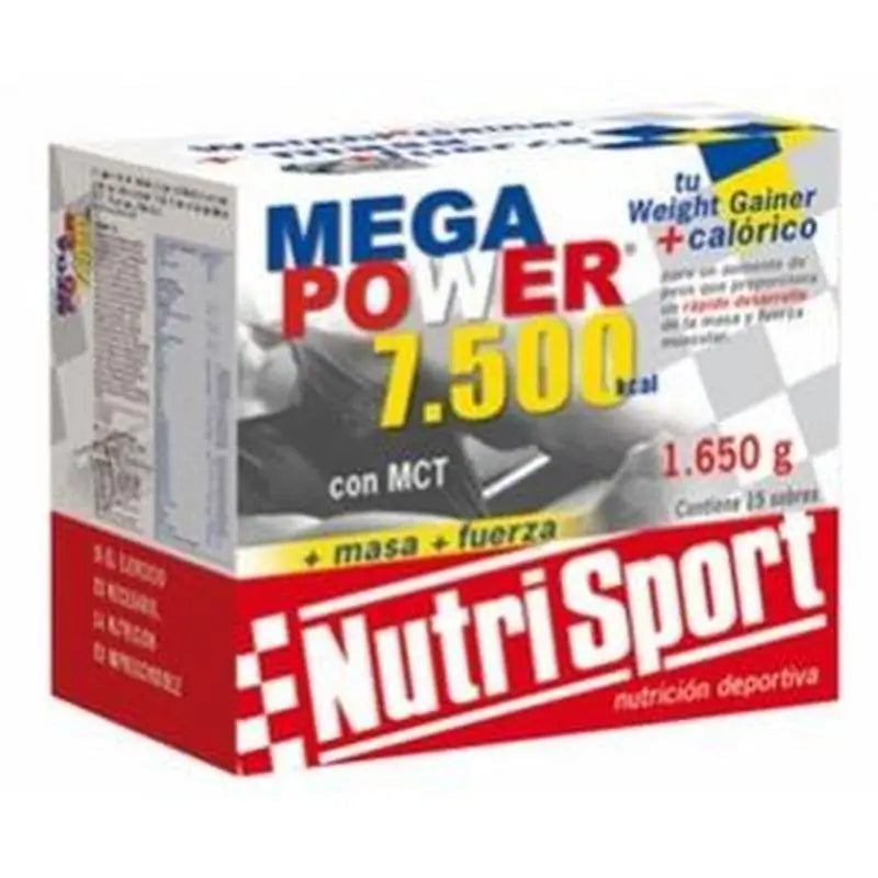 Nutrisport Megapower 7.500 Chocolate Milkshake Box 15Sbrs.