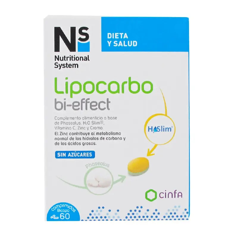 Nutritional System Lipocarbo Bi-Effect, 60 tablets