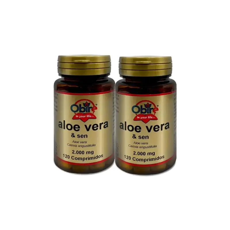 Obire Aloe Vera, lot de 2 x 120 comprimés