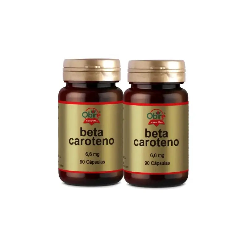 Obire Bêta-carotène 6,6 mg, lot de 2 x 90 gélules