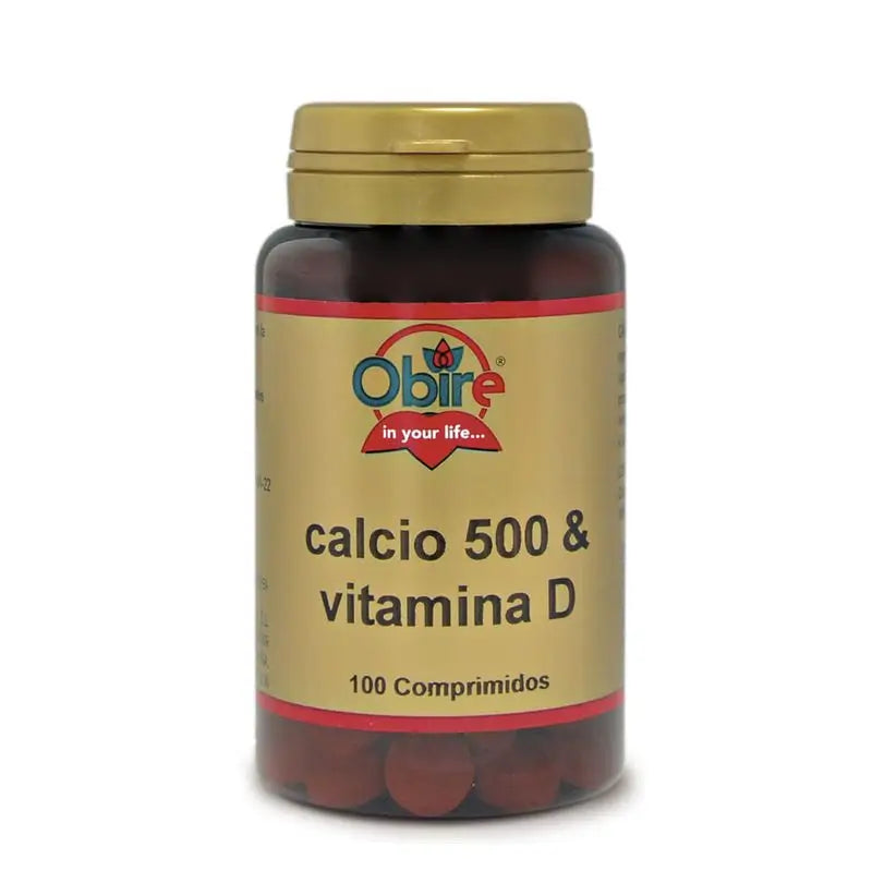 Obire Calcium 500 + Vitamin D , 100 tablets