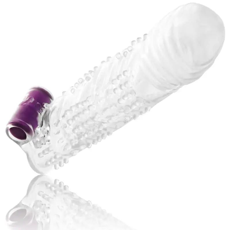 Ohmama For Him Manchon de pénis texturé avec bille vibrante Modèle 1