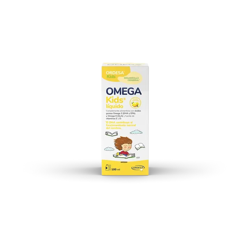 Omegakids Emulsion aromatisée au citron, 100 ml