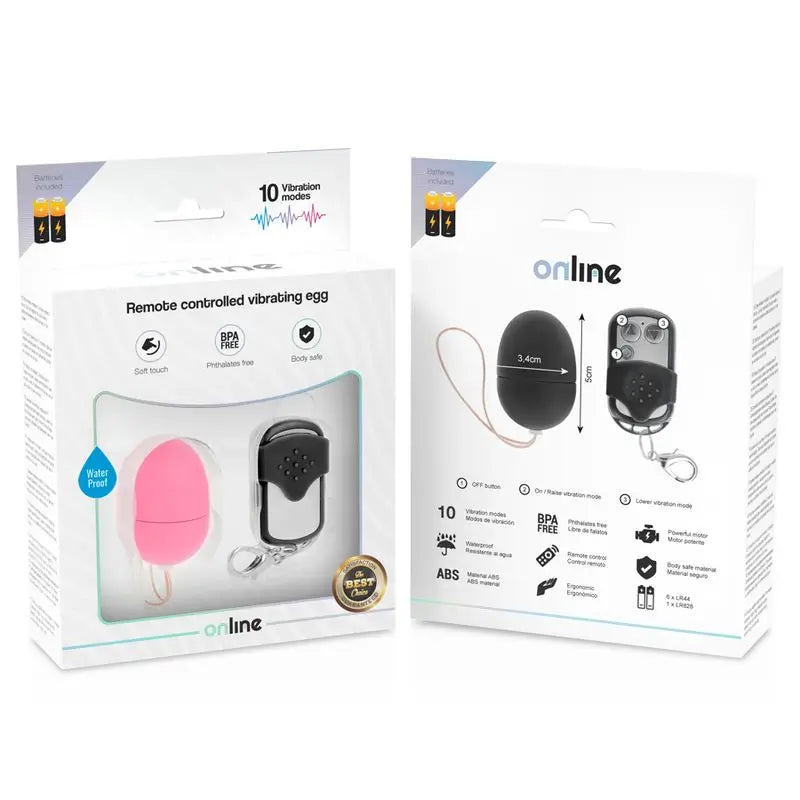 Online Œuf vibrant télécommandé S - Rose