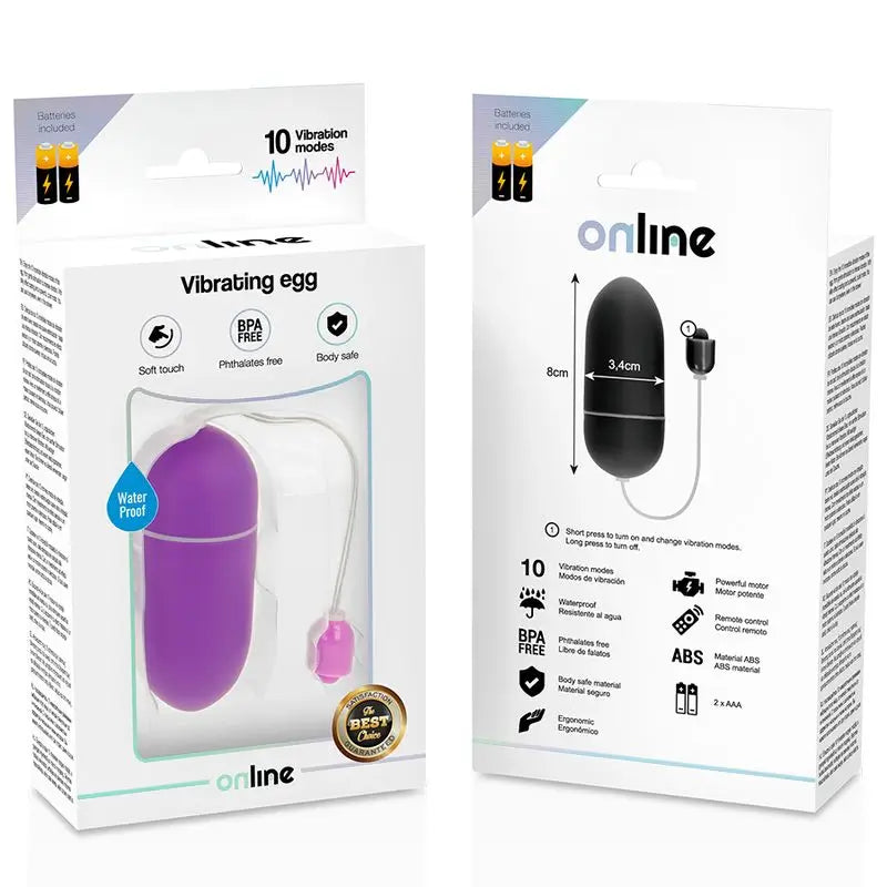 Œuf vibrant étanche en ligne - Lilas