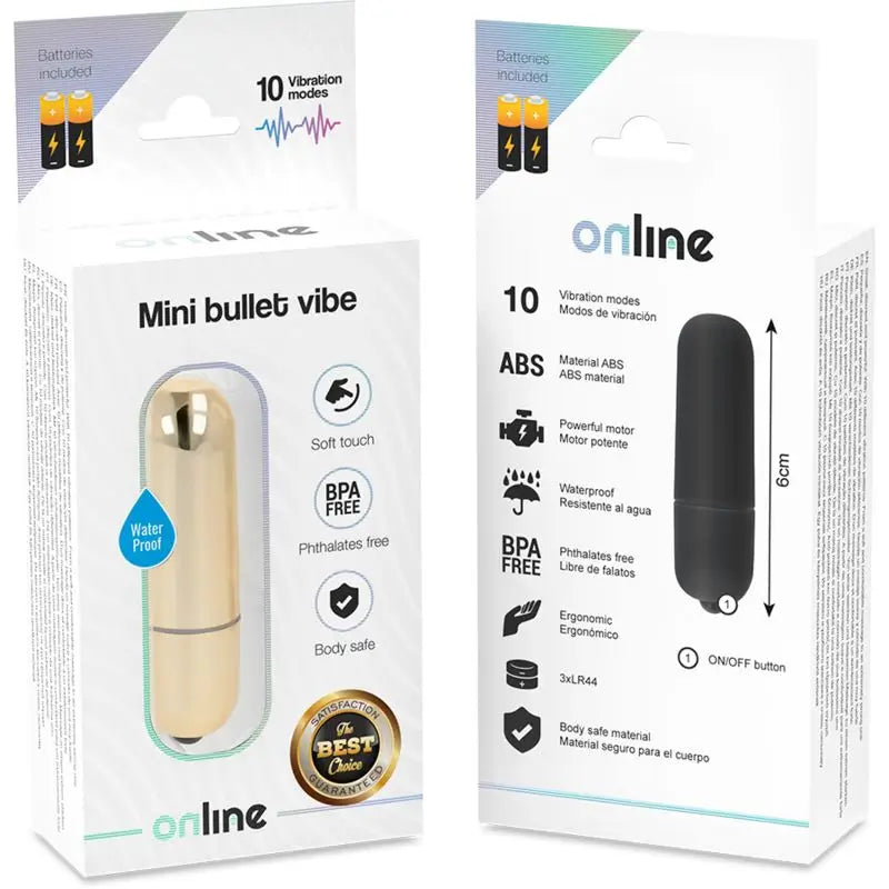 Mini-bulles vibrantes en ligne - Golden