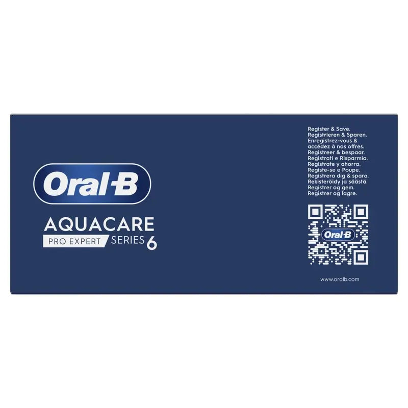 Oral-B Braun Aquacare 6 Irrigateur à eau avec technologie Oxyjet