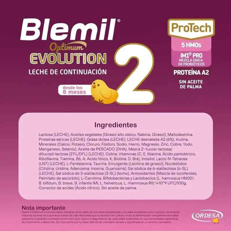 Blemil 2 Optimum Evolution, 2X800 g