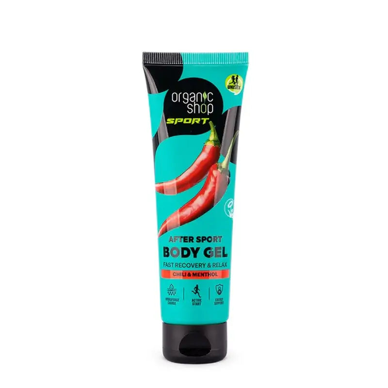 Organic Shop Gel corporel relaxant après le sport pour une récupération rapide, 75 ml