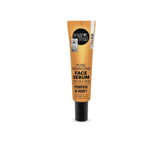 Organic Shop Organic Shop Sérum Visage Minimisant les Pores Pour Peau Grasse Citrouille & Miel, 30 Ml