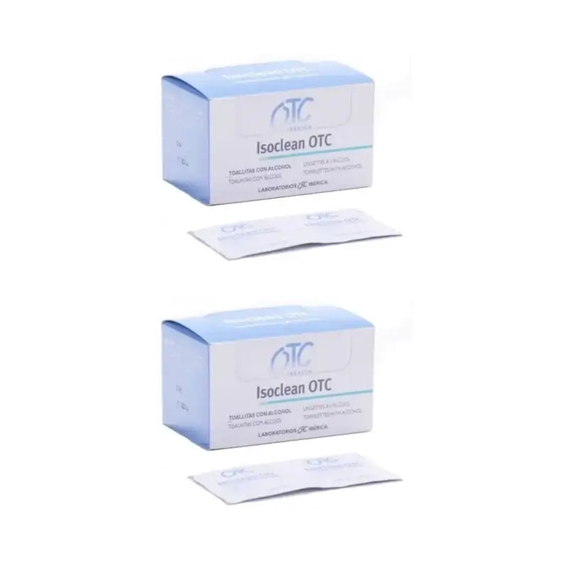 Otc Isoclean Lingettes alcoolisées, 2X50 unités