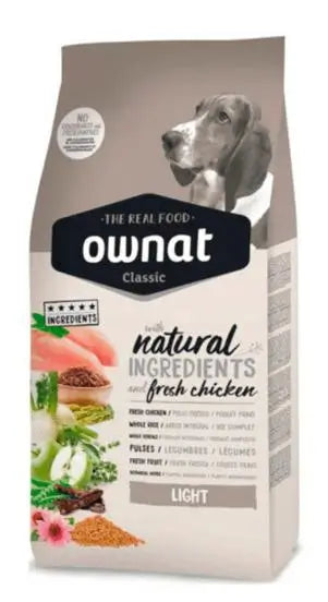 Ownat Classic Canine Adult Light 20 kg, nourriture pour chiens