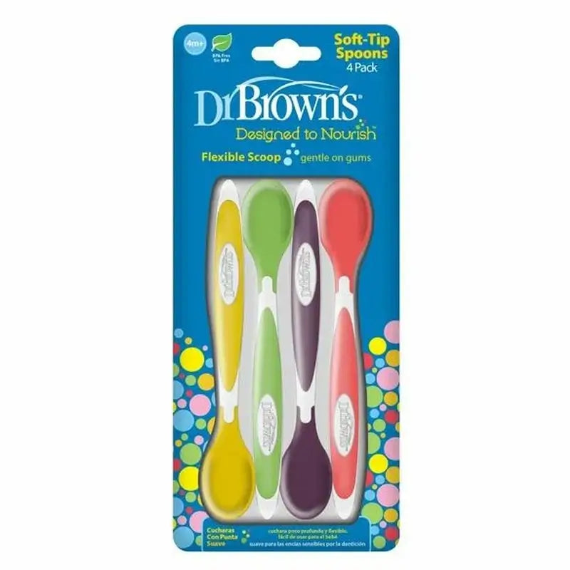Pack 4 cuillères couleurs assorties
