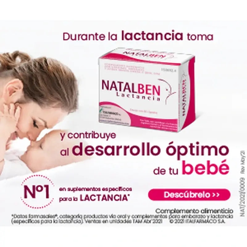 Natalben Pack Allaitement, 3x60 Capsules