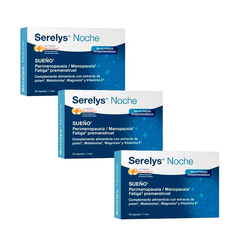 Pack Serelys Night Food Supplement, 3x30 Capsules