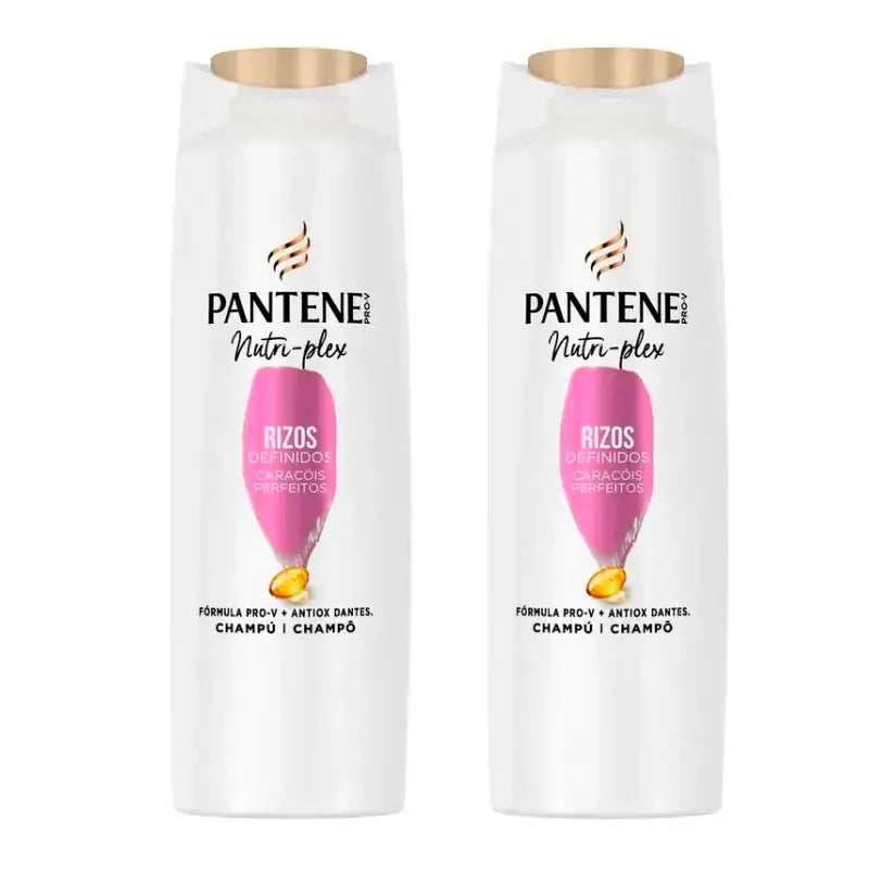 Pantene Nutri Plex Curls Shampooing, Pack 2 x385Ml